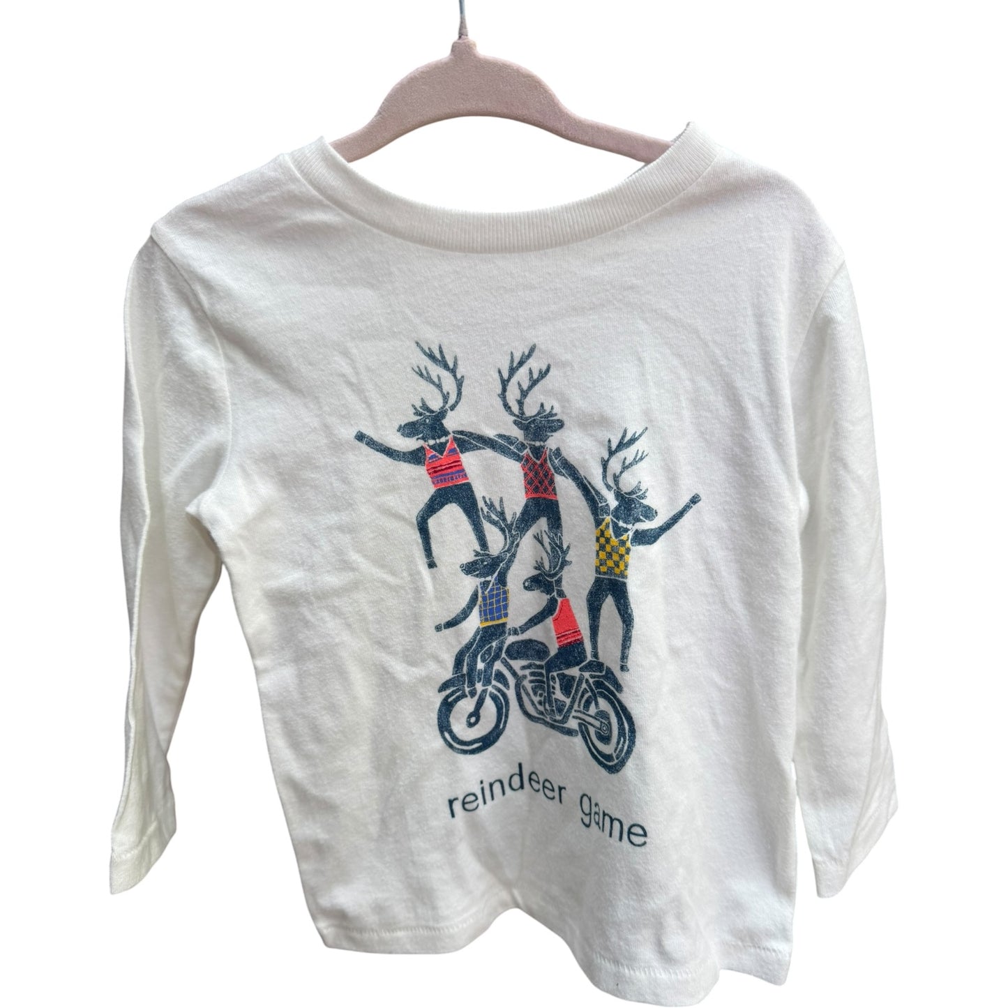 12-18M Baby Gap Reindeer Games Long-sleeve Shirt NWT