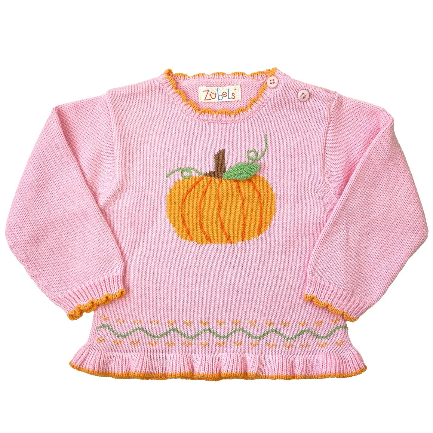 12M | Zubels | Pumpkin Knit Sweater | NWT