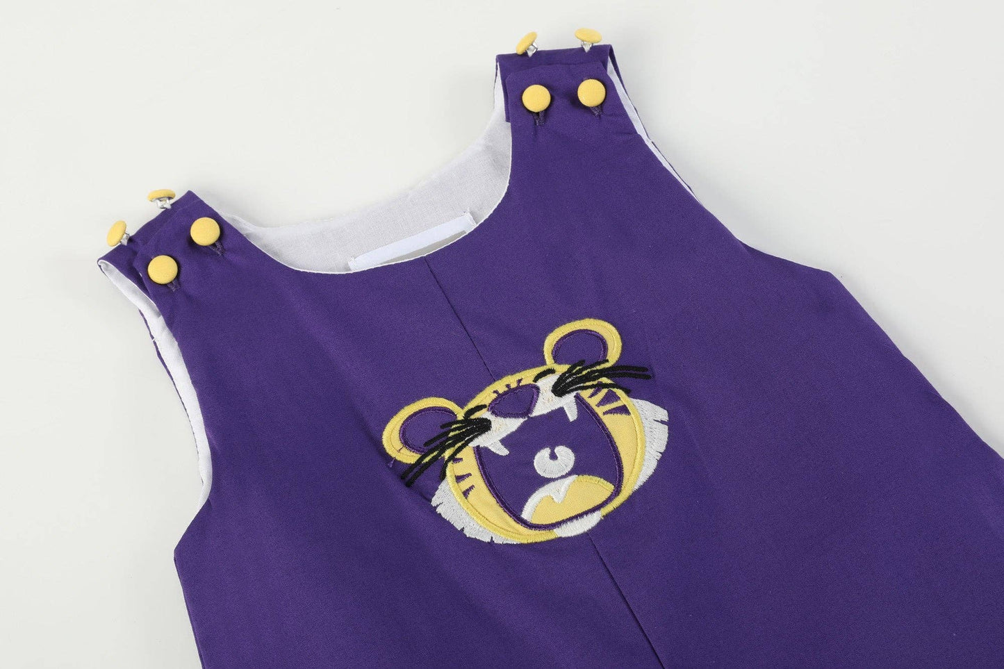 18-24M | Lil Cactus | Louisiana Fan Overalls | NWT
