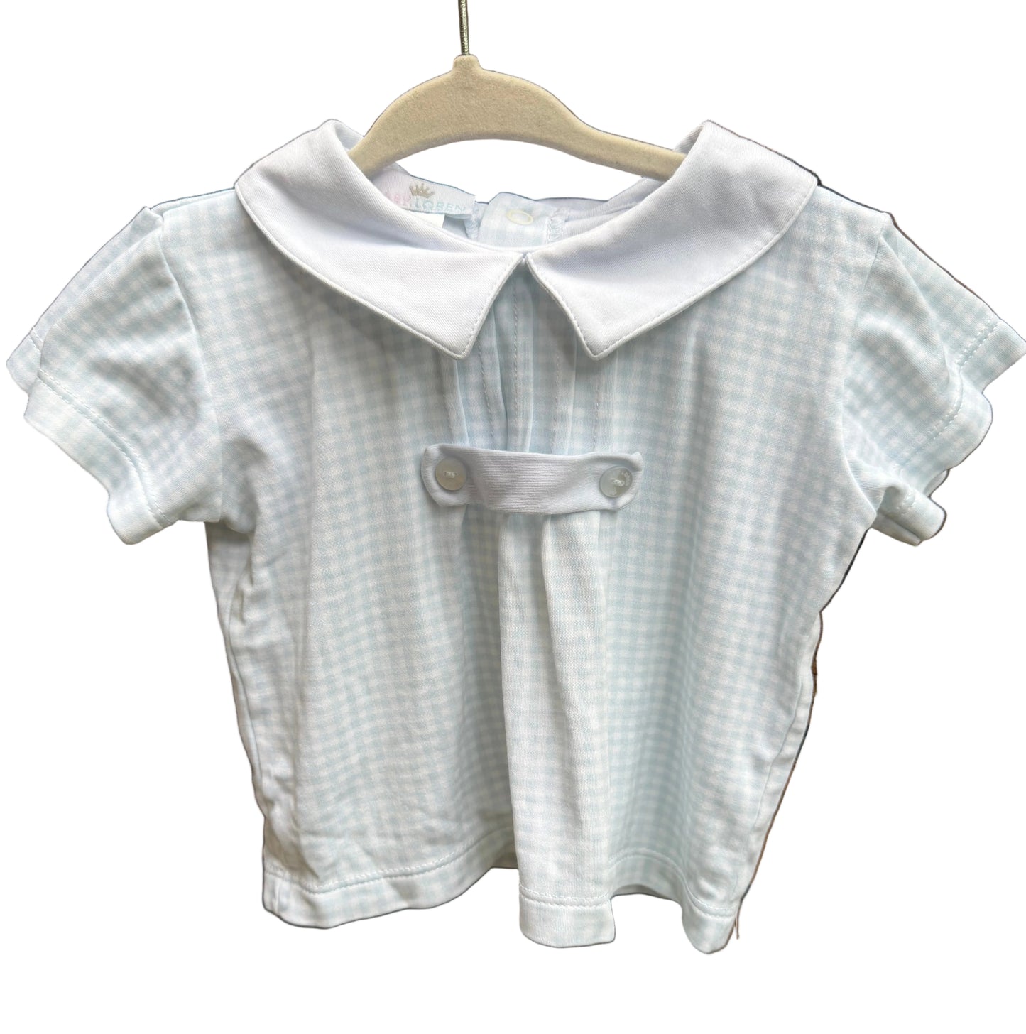 12-18M Baby Loren Blue Collar Top GUC