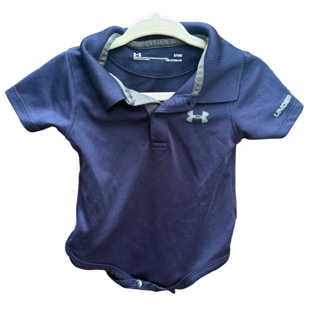 3-6M Under Armour Navy Short-sleeve Polo GUC