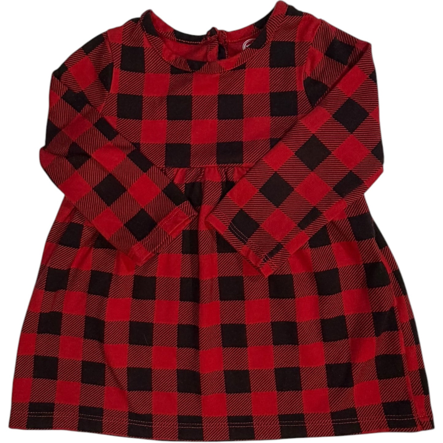 Wonder Nation Red & Black Checkered Dress size 12M excellent used condition