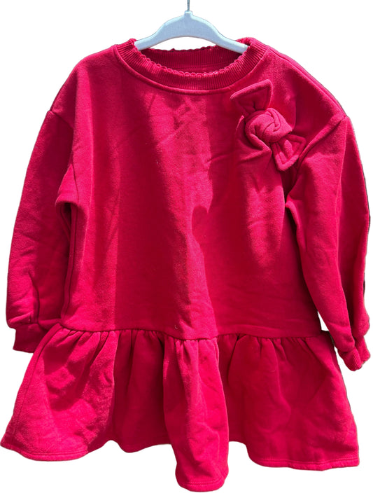 3T | H&M | Red Long-Sleeve Sweater Dress | EUC