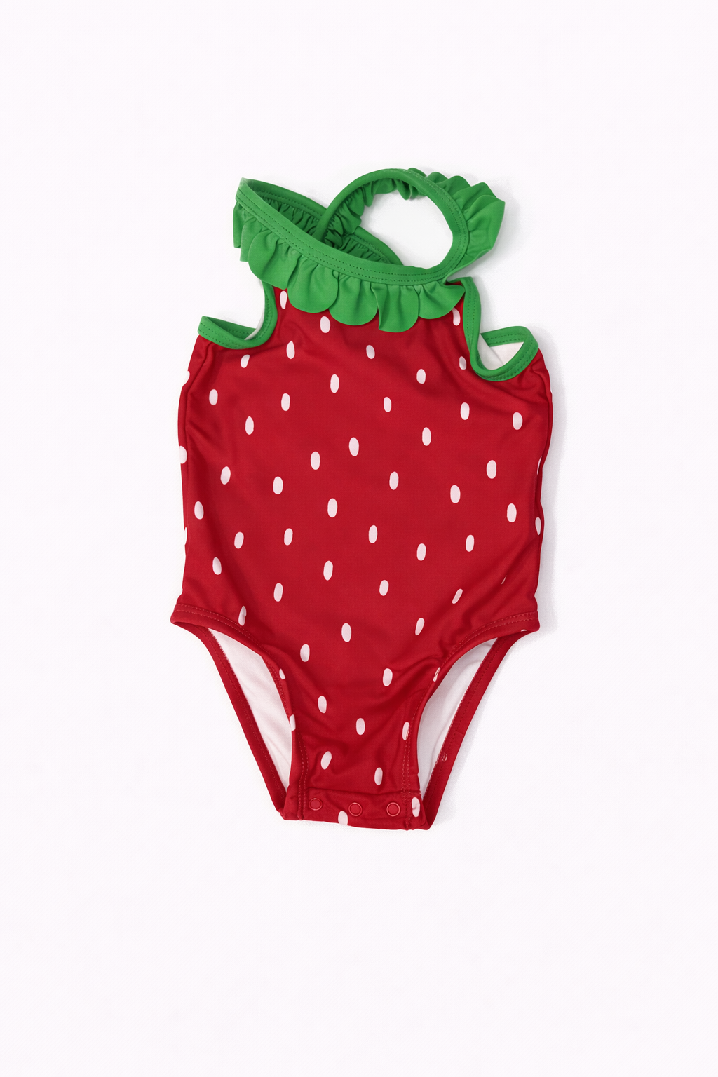 Old Navy Strawberry Swimsuit size 6-12M excellent used condition