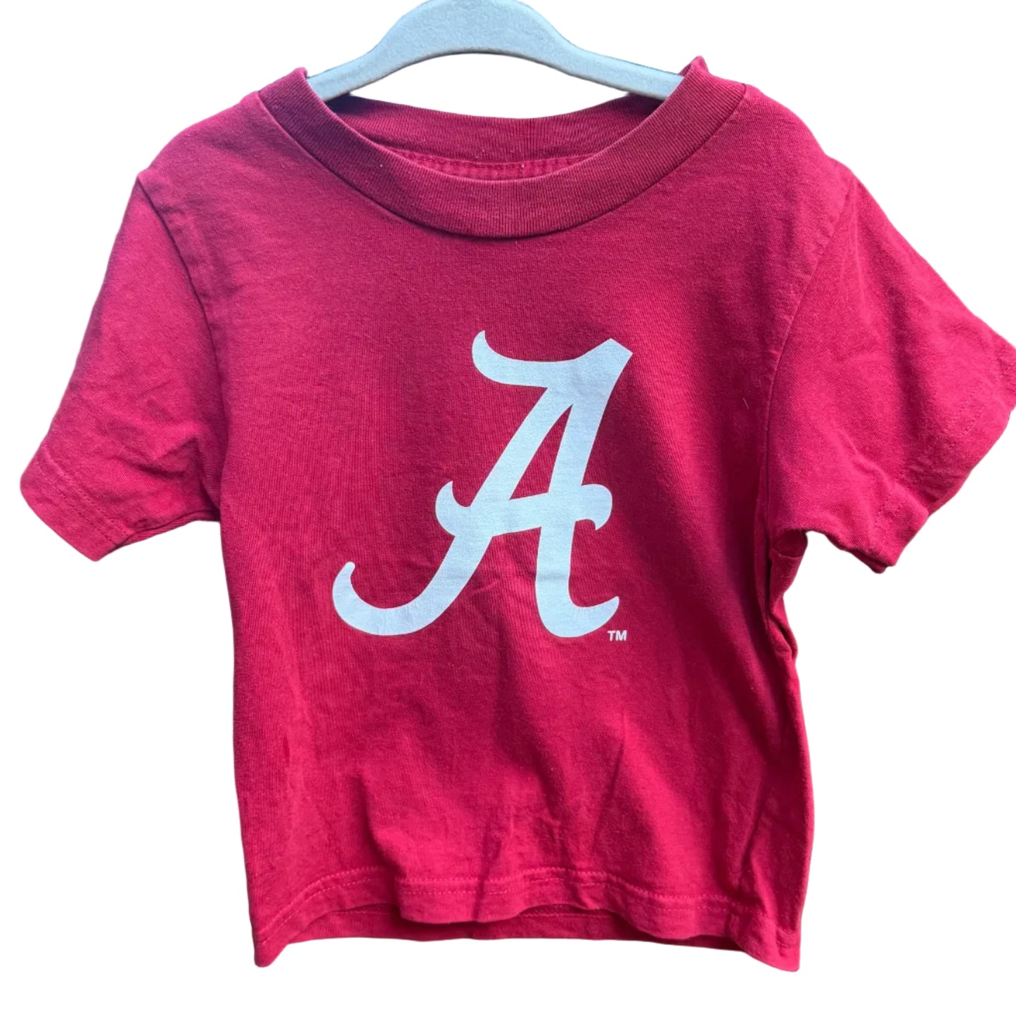 Size 3 Kiddy Kats Alabama Crimson Short-sleeve Shirt GUC
