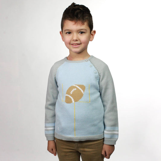 7Y | Zubels | Knit Football Sweater | NWT