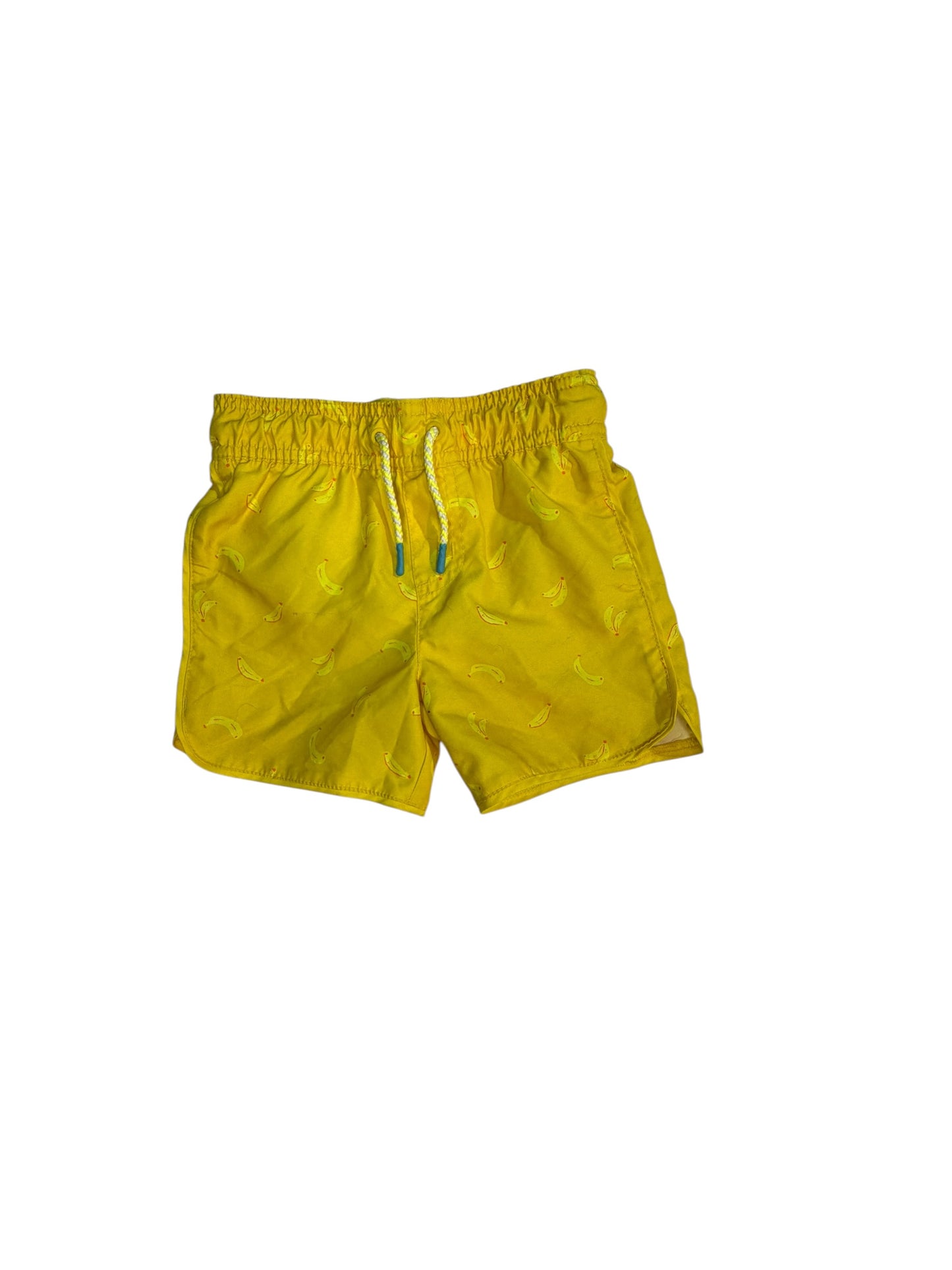 Cat & Jack Bright Yellow Banana Swim Trunks size 2T excellent used condition