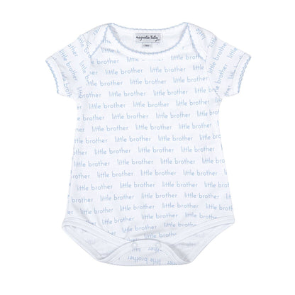 NB - Magnolia Baby - Little Brother Print Short Sleeve Bodysuit - NWT