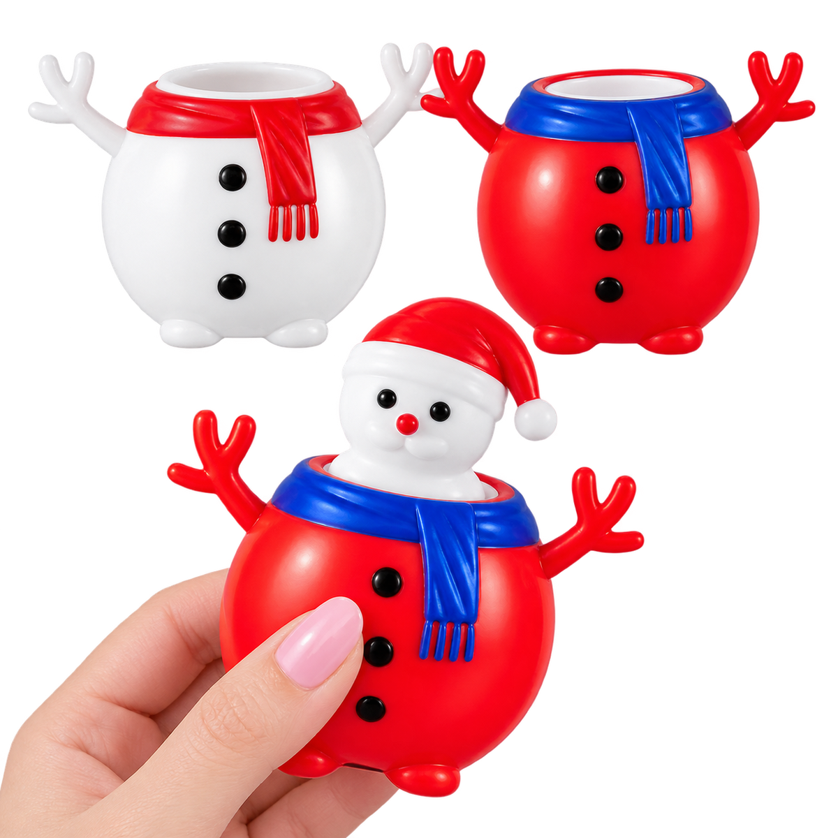 Snowman Pop Up Squishy Fidget