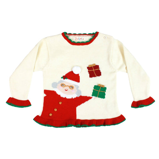 18M | Zubels | Mrs. Claus Knit Sweater | NWT