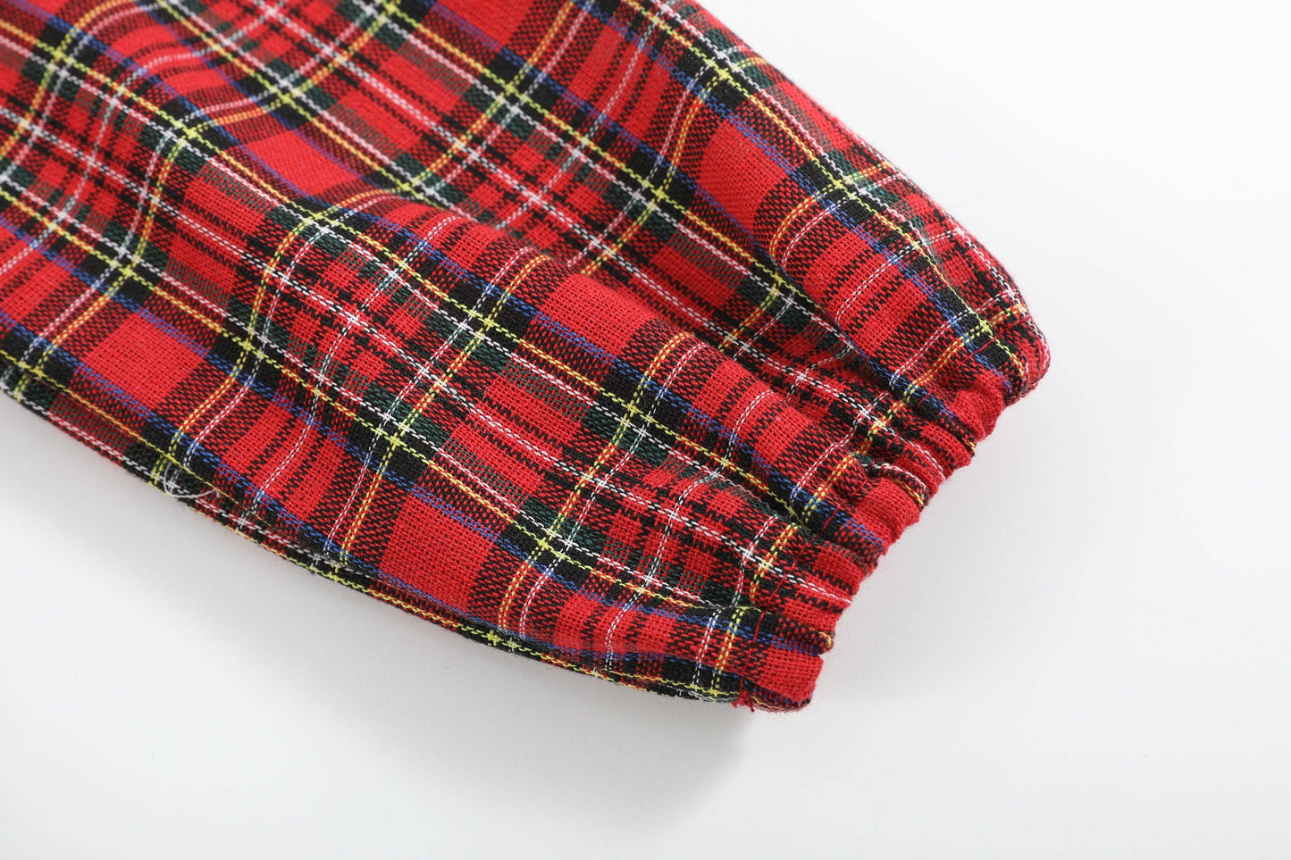 6-12M | Lil Cactus | Red Christmas Plaid Collared Ruffle Dress | NWT