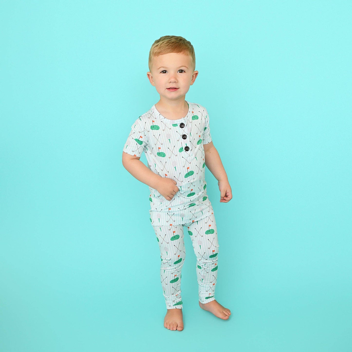 4/5Y | Gigi and Max | Scottie Golf Two Piece Bamboo Lounge Set | NWT