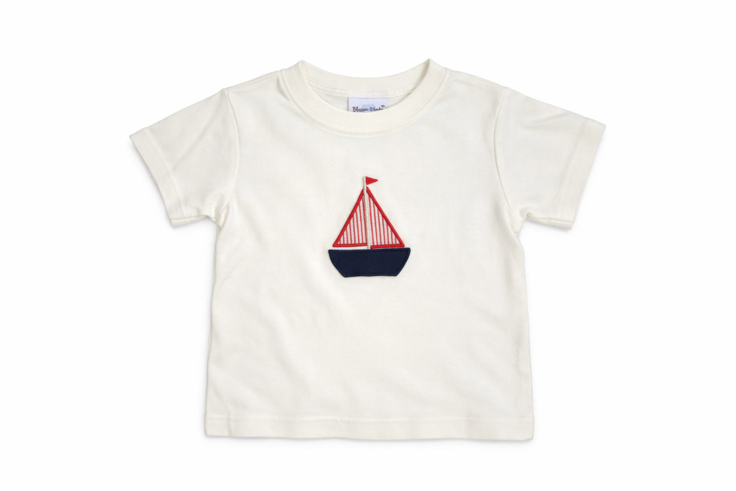 Blossom Blanks Sailboat Shirt size 5T good used condition