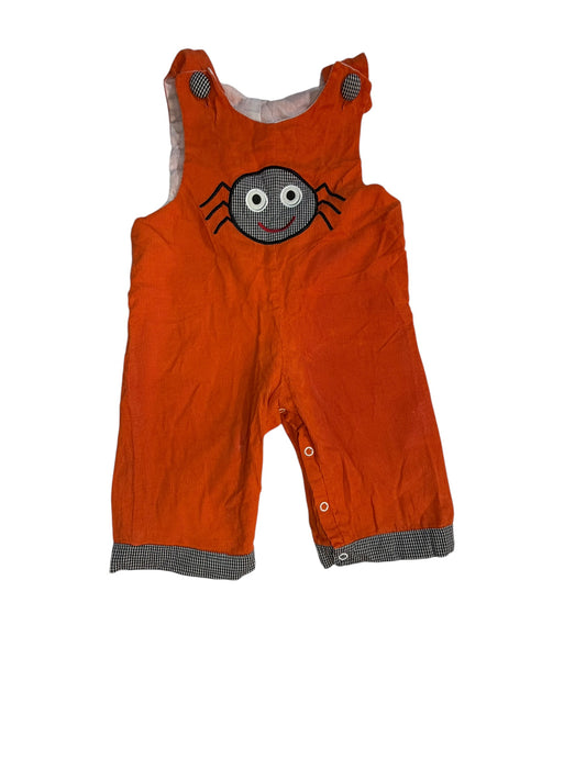 9M Babeeni Orange Corduroy Spider Longall EUC