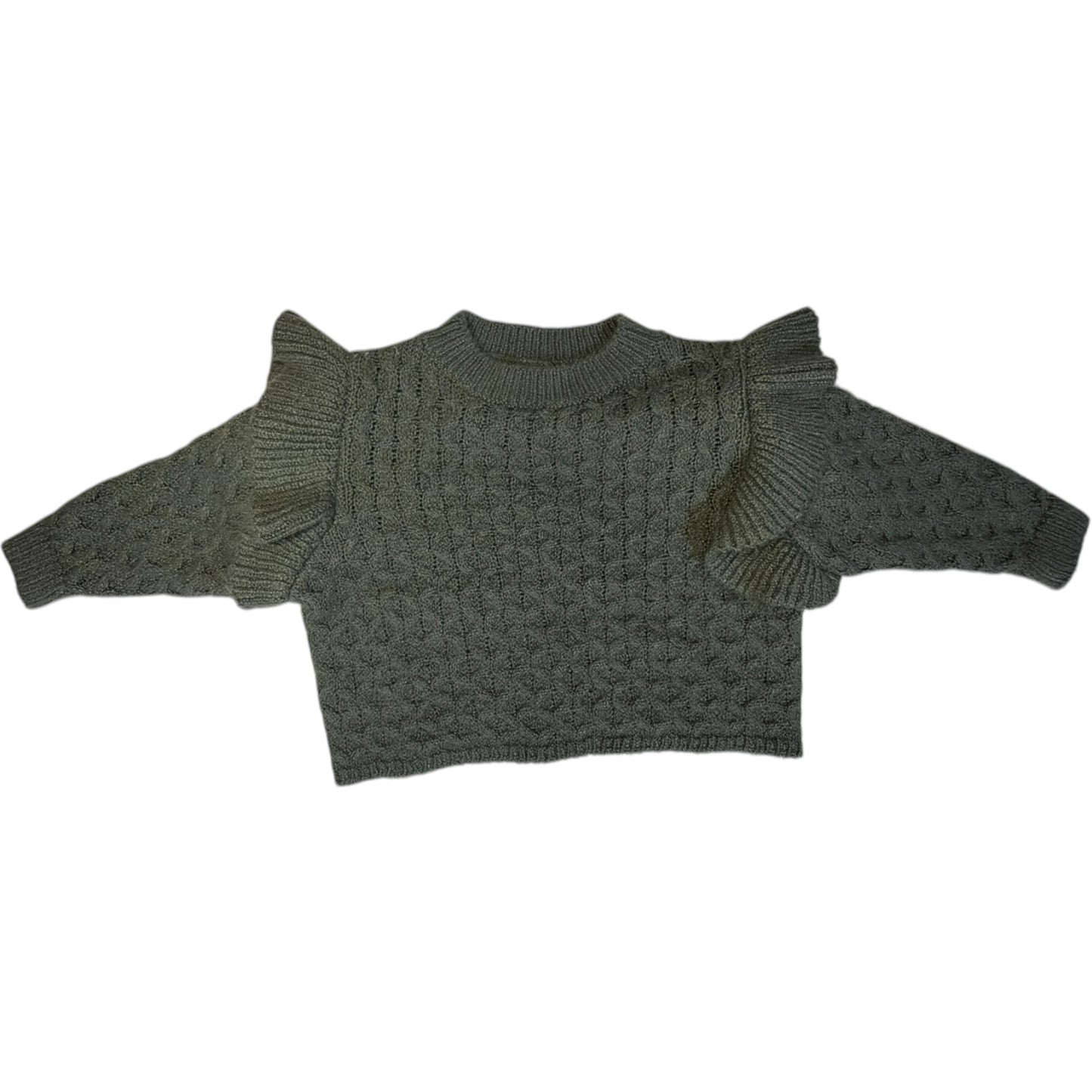 Rylee + Cru Gray Sweater size 0-3M good used condition