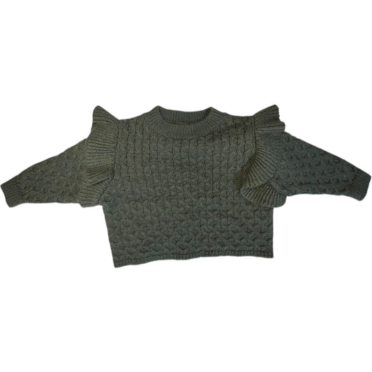 Rylee + Cru Gray Sweater size 0-3M good used condition