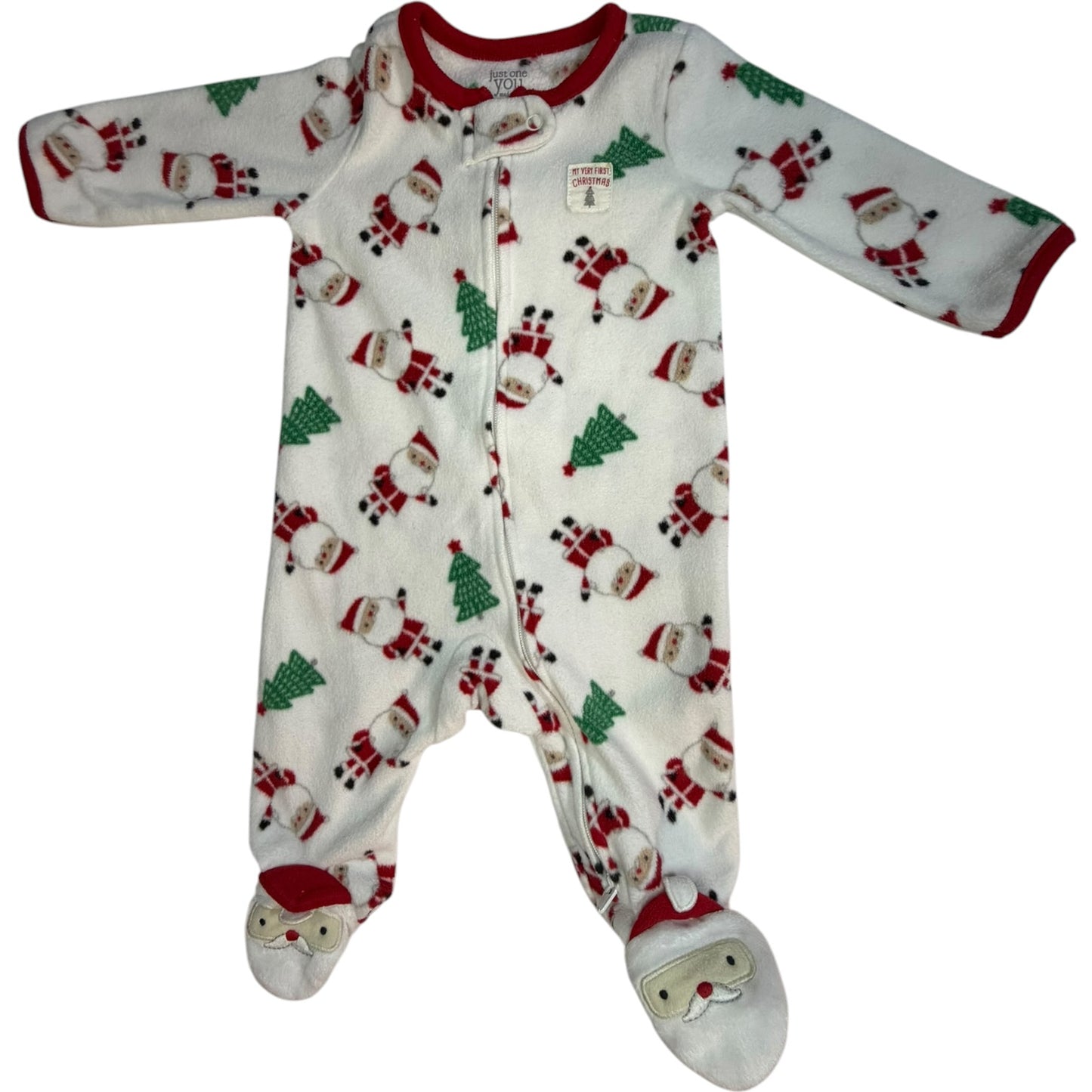 3M Carter's Long-sleeve Christmas Fleece Bundle (3x) GUC