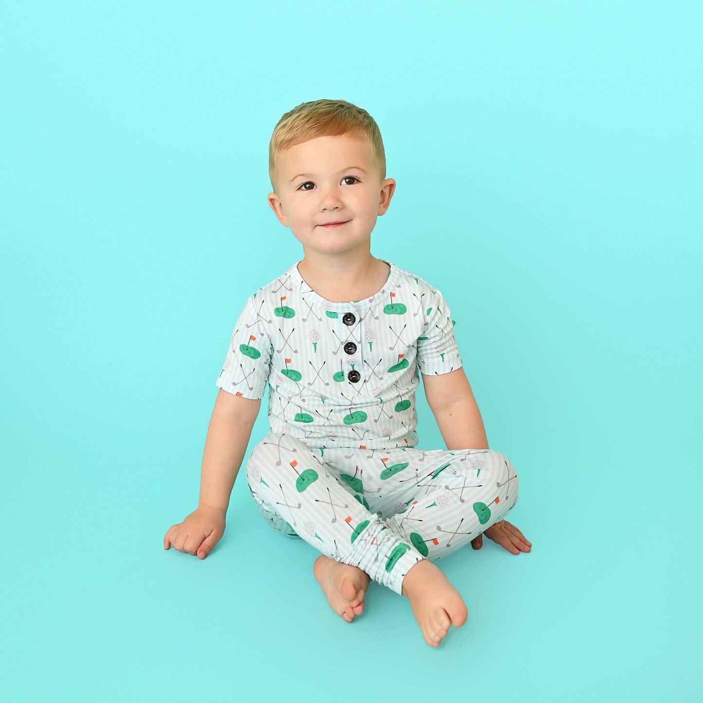 4/5Y | Gigi and Max | Scottie Golf Two Piece Bamboo Lounge Set | NWT