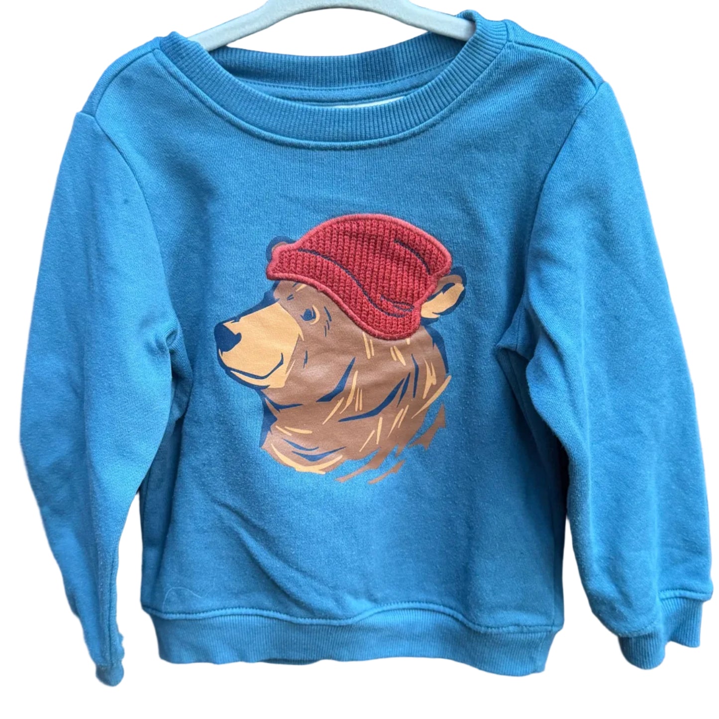 3T Aspen Kids Blue Bear Sweater EUC