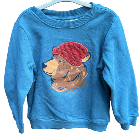 3T Aspen Kids Blue Bear Sweater EUC