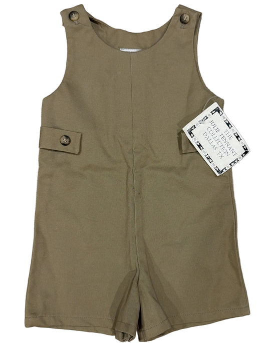 Est. 3T The Julie Tennant Collection Khaki Sleeveless Shortall NWT