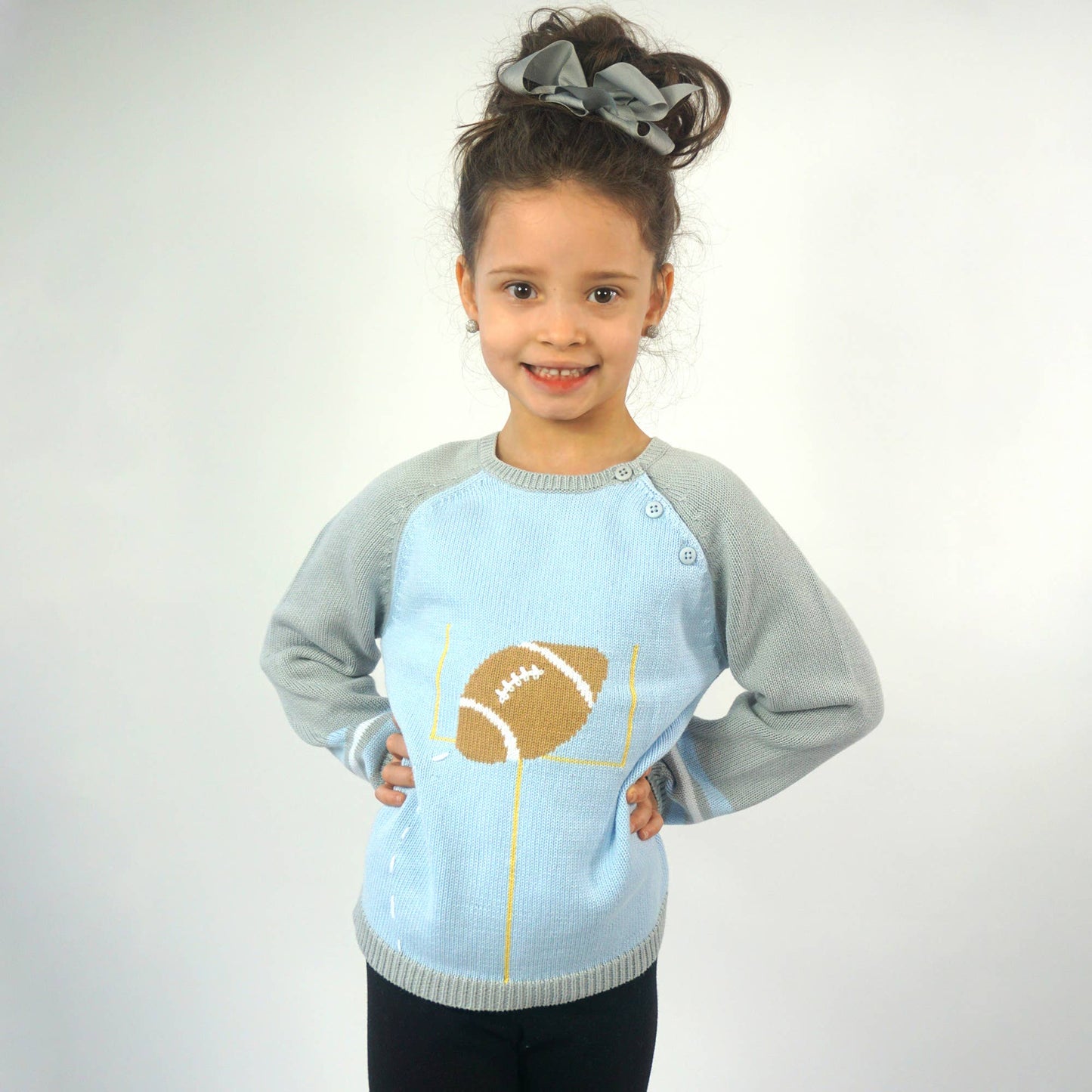 6Y | Zubels | Knit Football Sweater | NWT