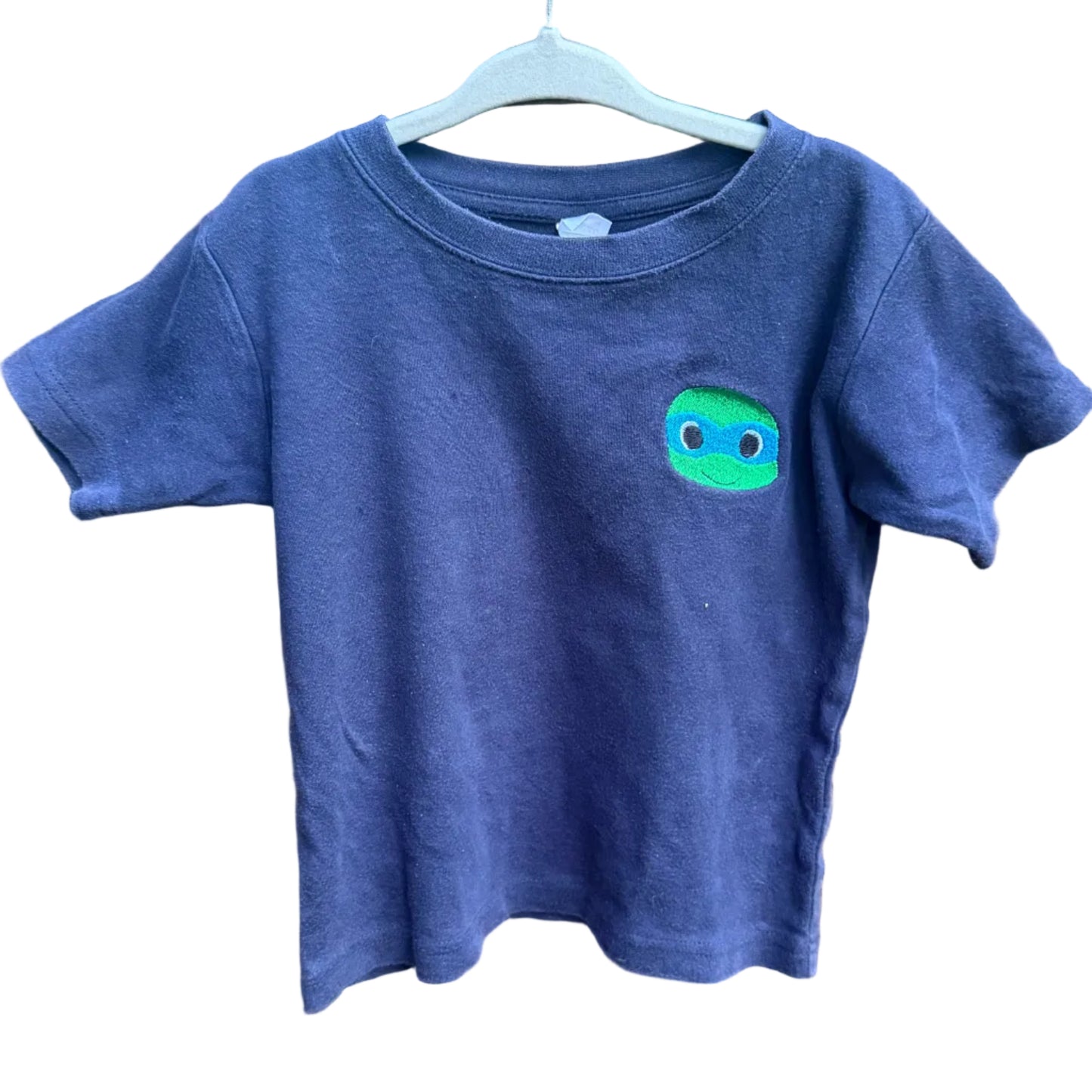 Size 2 Monag Navy Ninja Turtle Short-sleeve Shirt GUC