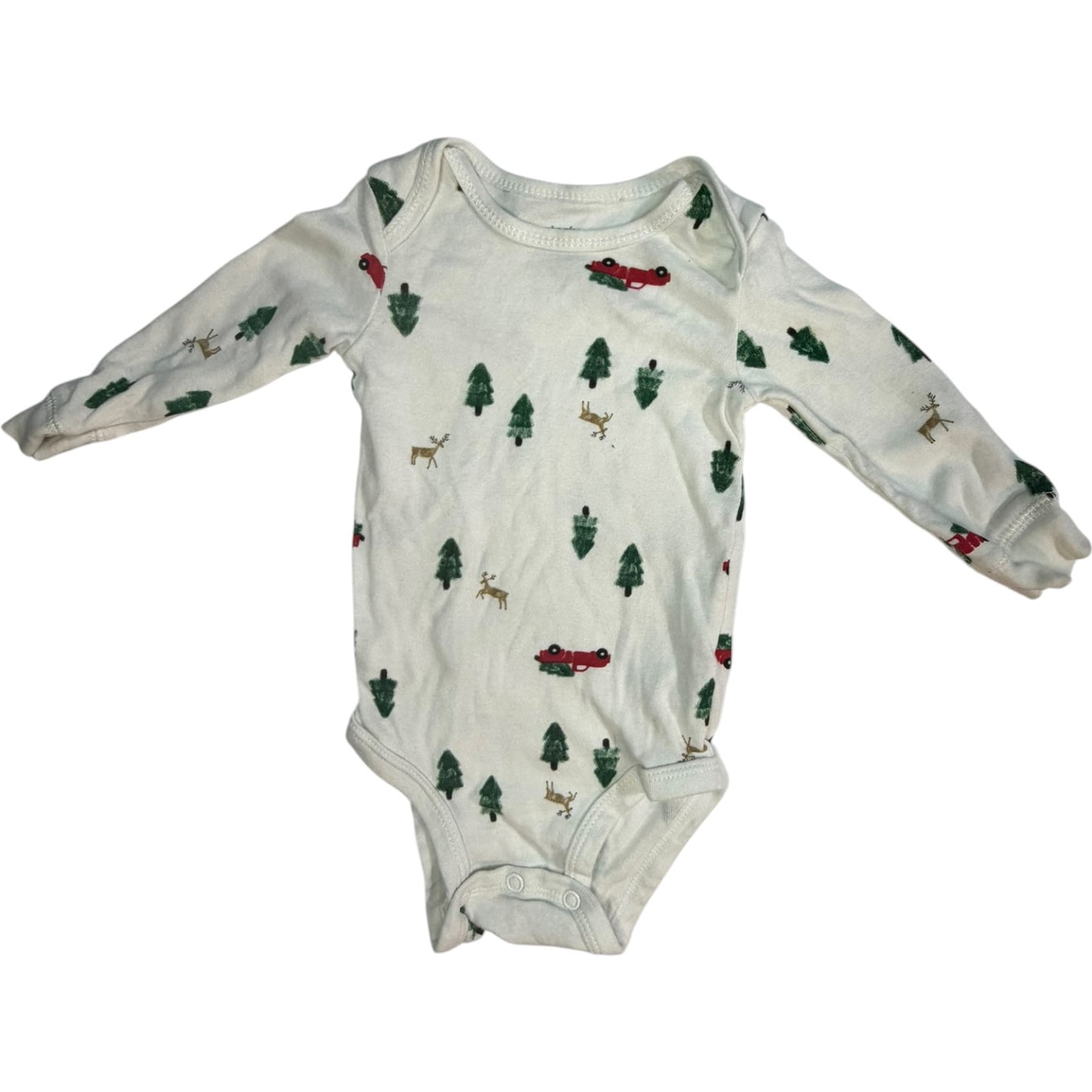 3-6M Holiday Long-sleeve Sleeper Bundle (3x) GUC