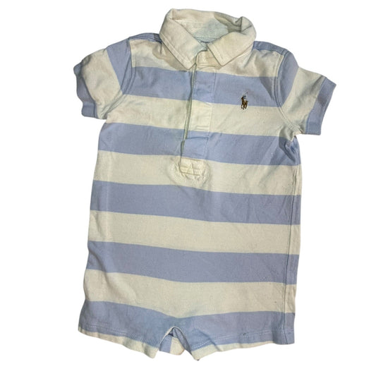 6M | Ralph Lauren | Blue & White Polo Shortall | GUC