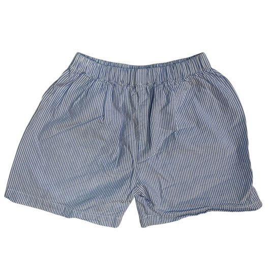2T Blue and White Striped Shorts EUC