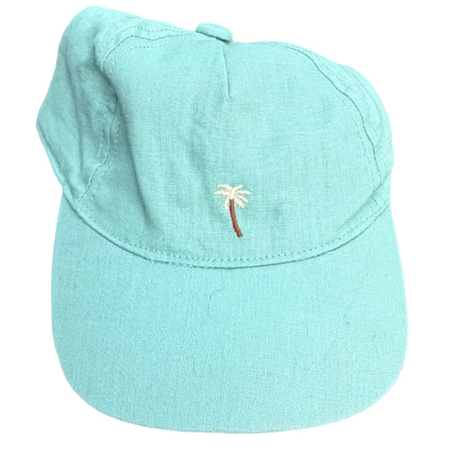 6-12M Janie and Jack Green Palm Tree Hat EUC