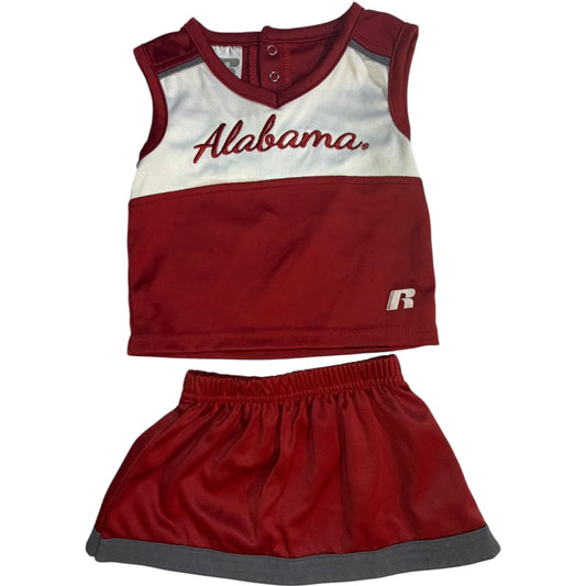 Russel 12M Alabama Cheer Outfit EUC