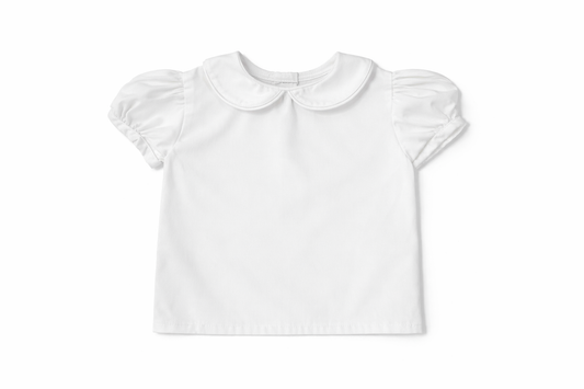 Fantasia! Too Dallas White Peter Pan Collar EUC size 18M gently used