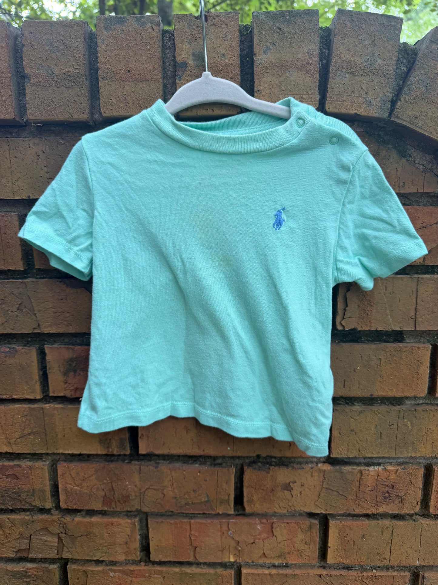 9 Month Polo Ralph Lauren Green Short-sleeve Shirt Play