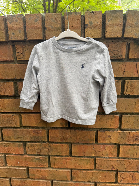 9M Polo Ralph Lauren Gray Shirt Play
