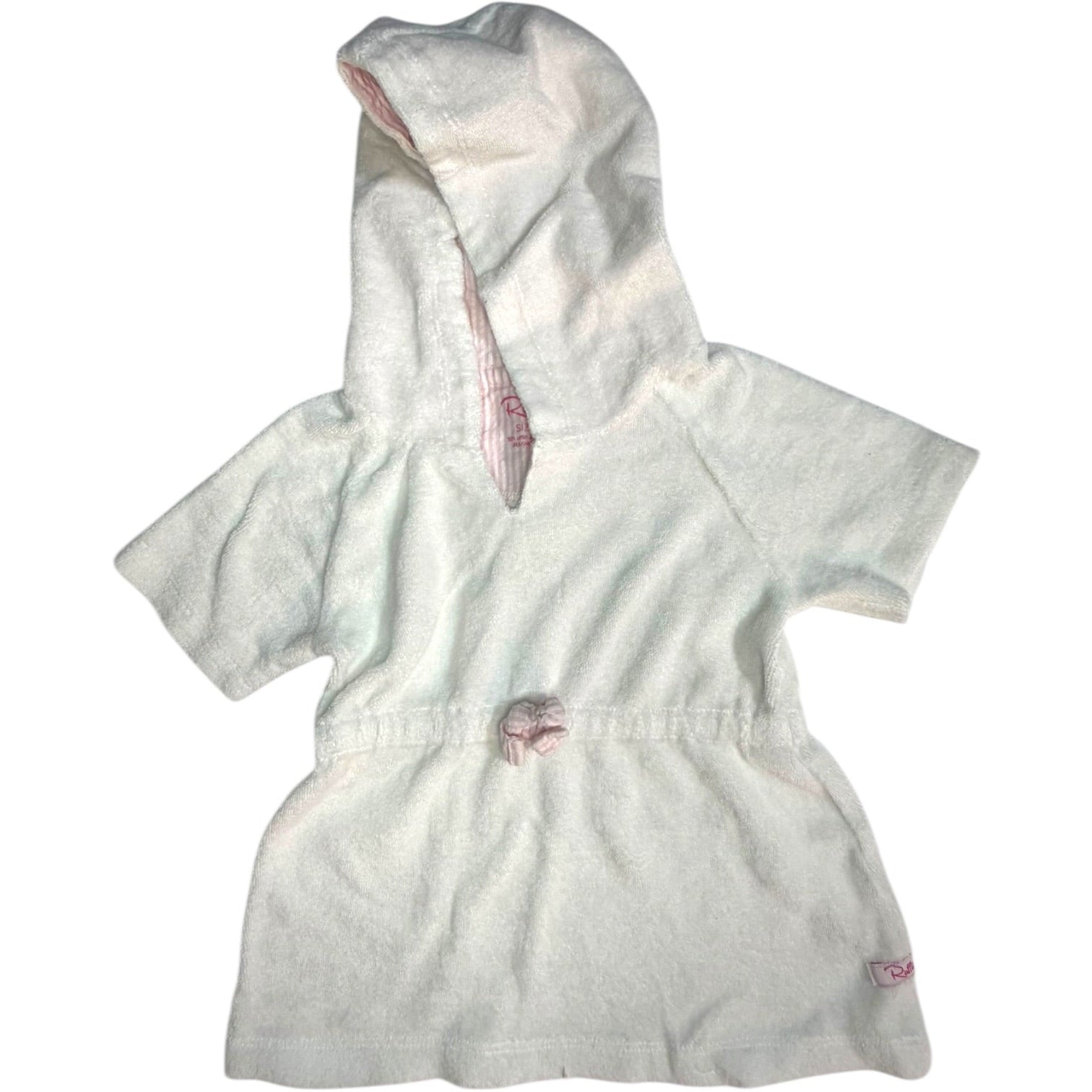Ruffle Butts White Cover Up Dress size 12-18M excellent used condition