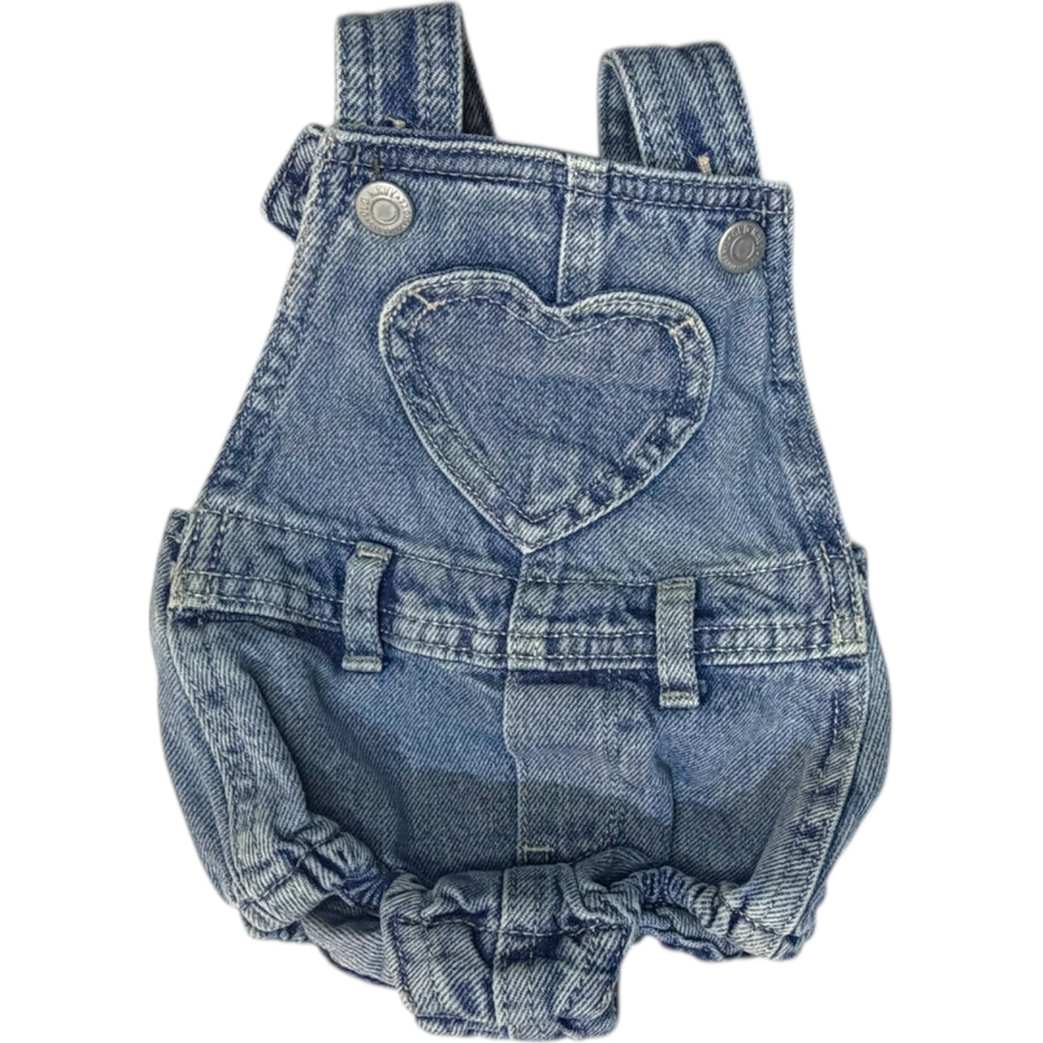 Old Navy Blue Jean Heart Bubble with Life is Good Yellow Shirt size 3-6M good used condition