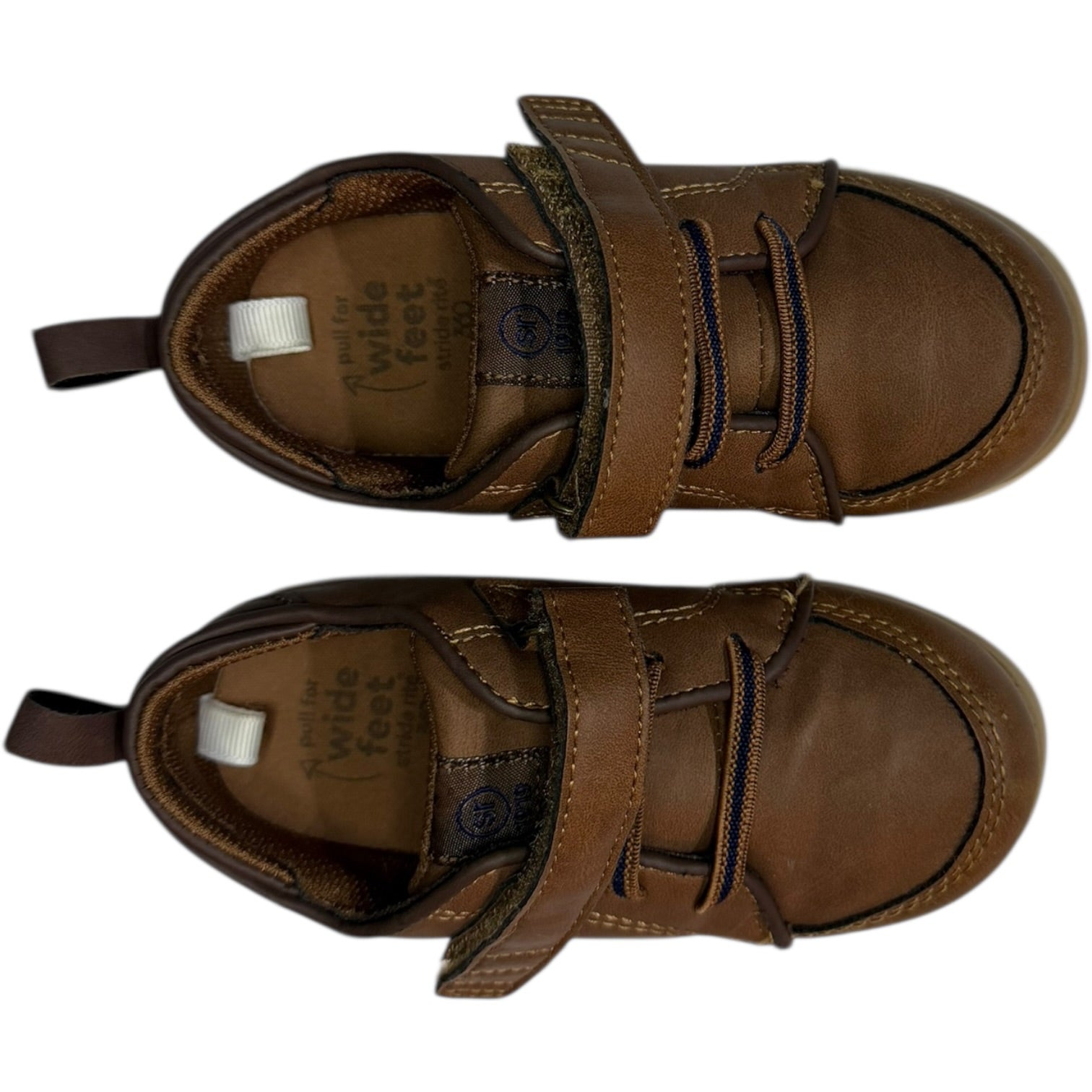 Stride Rite Ethan Boys Brown Dress Shoe size 8M excellent used condition