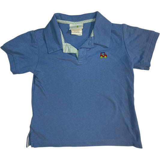 3T | Zucchini | Blue Golf Polo | GUC