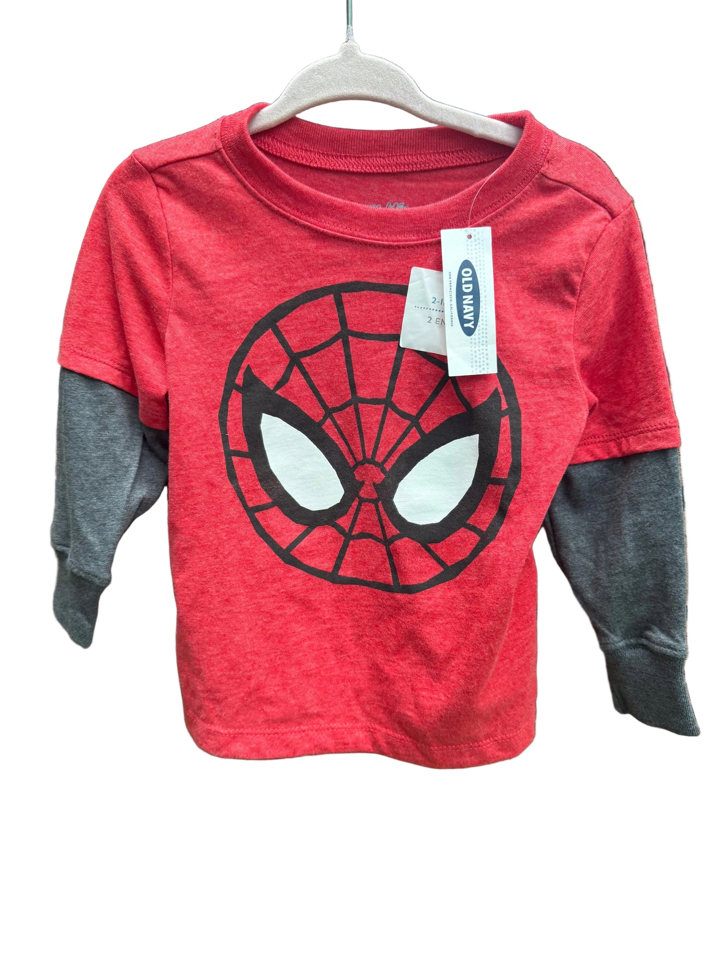 12-18M Spiderman Long-sleeve Shirt NWT