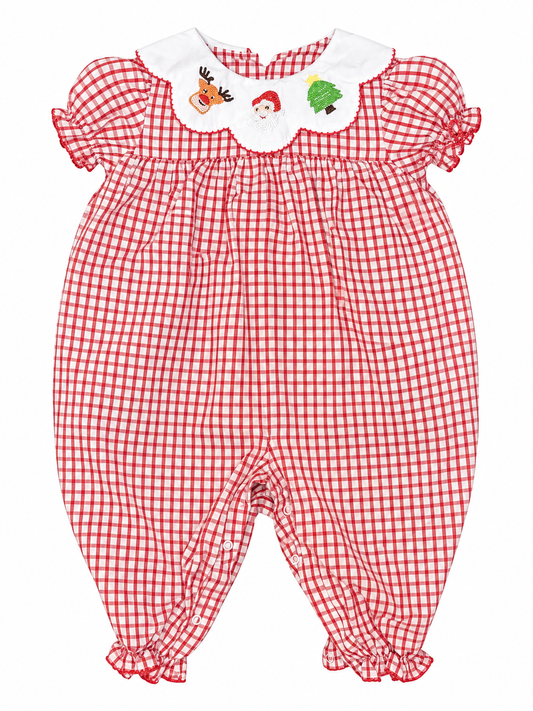 Delaney Christmas Romper