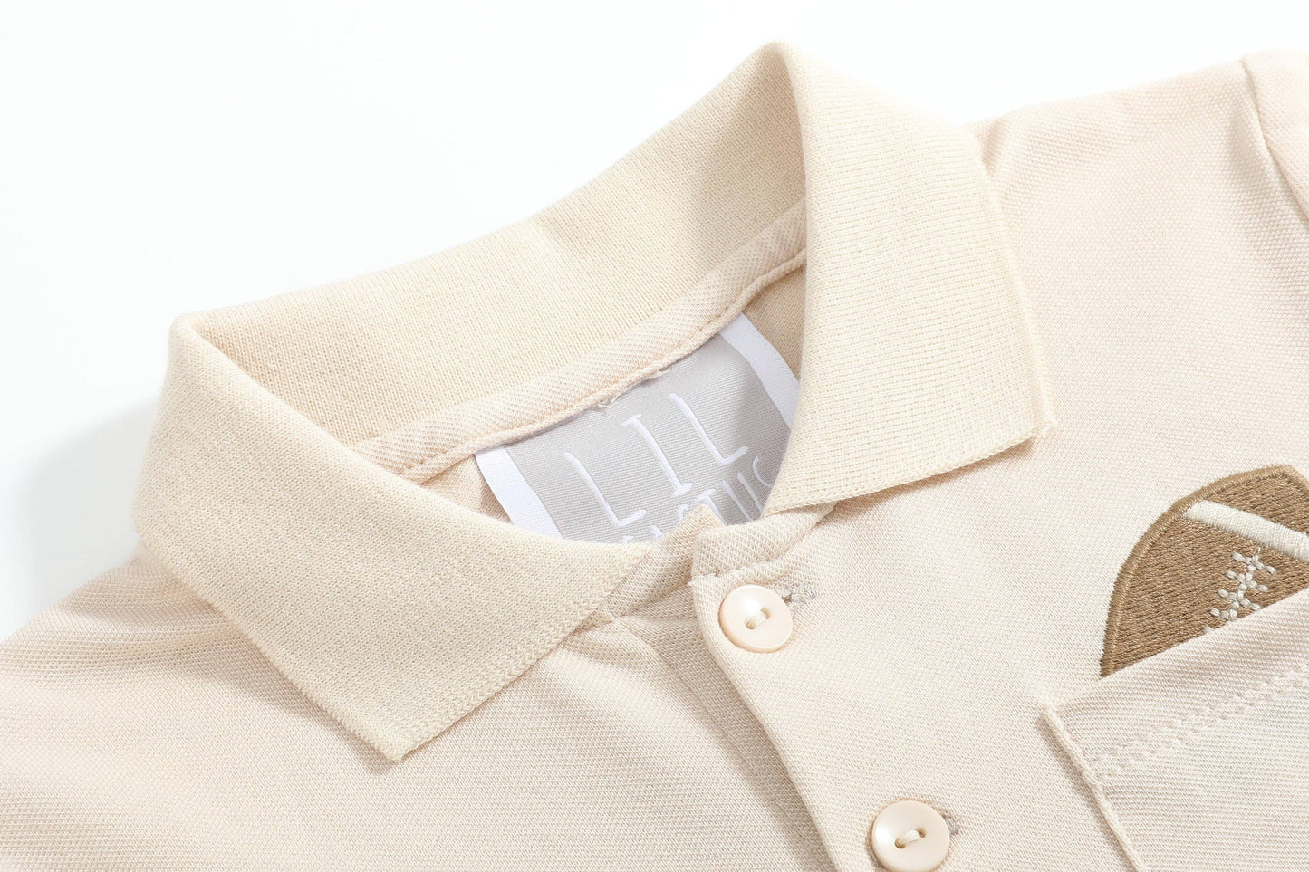 3T | Lil Cactus | Light Brown Football Pocket Polo Golf Shirt | NWT