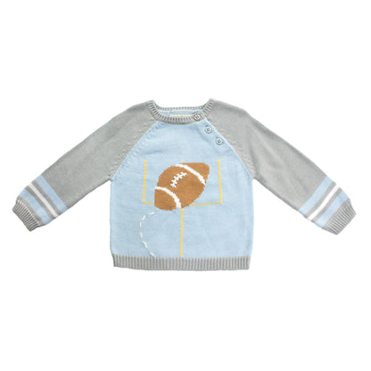 6Y | Zubels | Knit Football Sweater | NWT