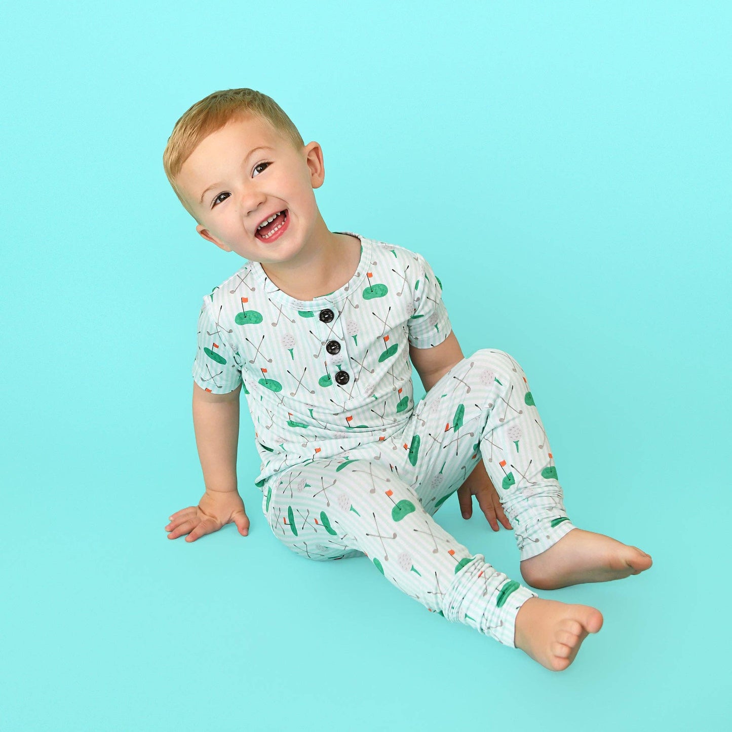 4/5Y | Gigi and Max | Scottie Golf Two Piece Bamboo Lounge Set | NWT