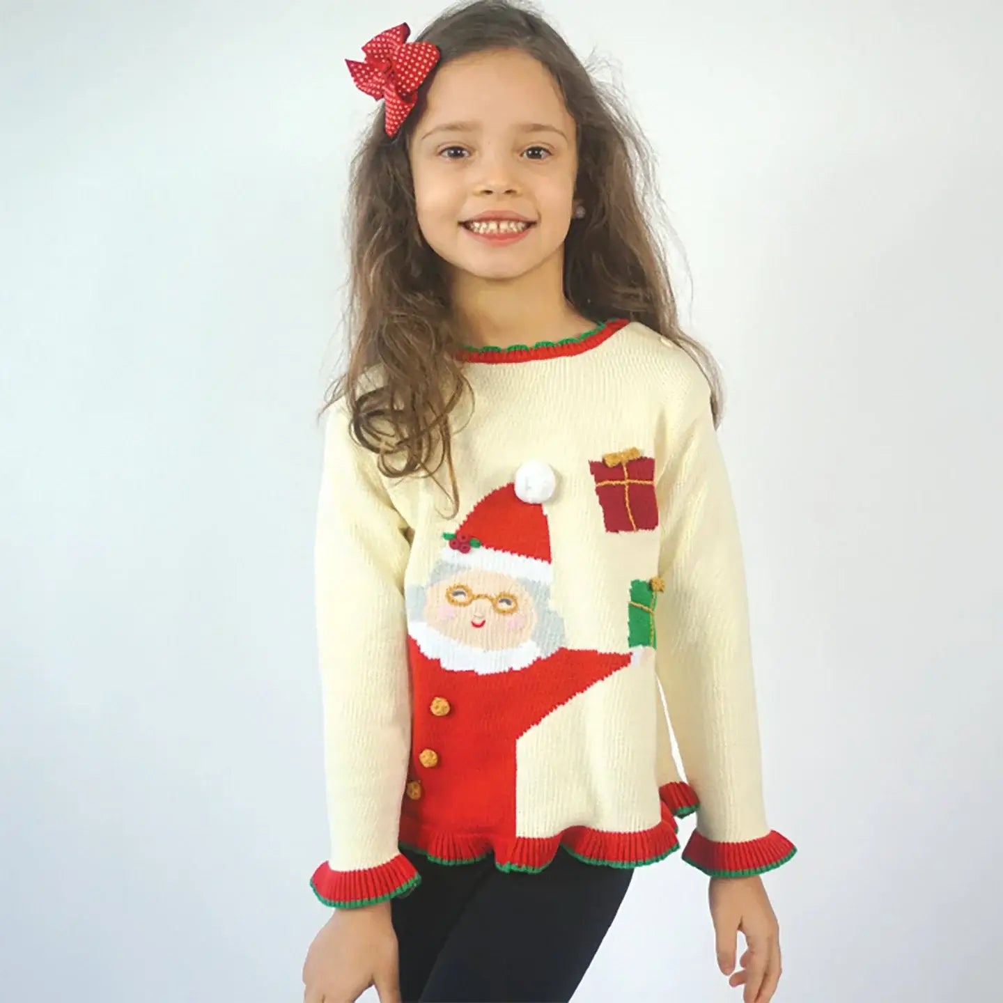 5Y | Zubels | Mrs. Claus Knit Sweater | NWT
