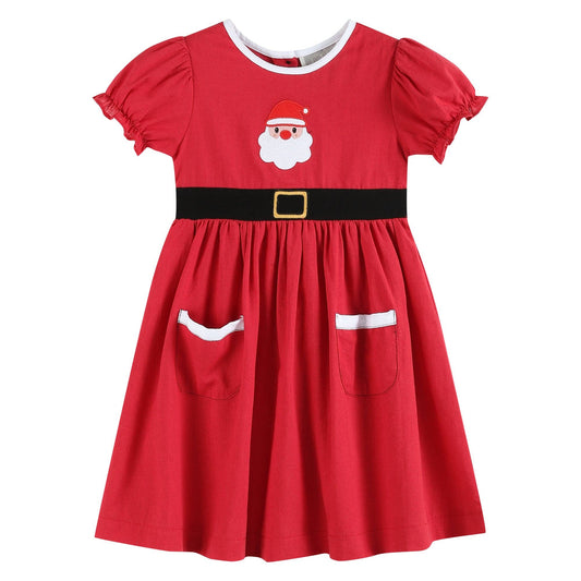 18-24M | Lil Cactus | Red Santa Dress with Black Sash | NWT