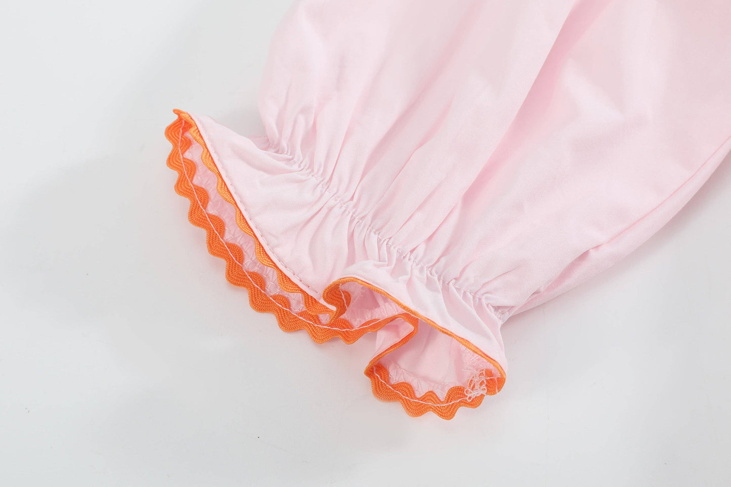 2T | Lil Cactus | Pink and Orange Gingham Boo Smocked Bishop Dress | NWT