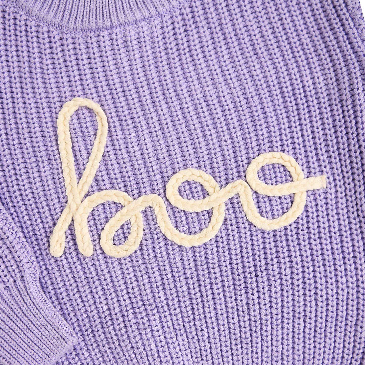 2T/3T | Gigi and Max | Boo Purple Solid Knit Halloween Sweater | NWT