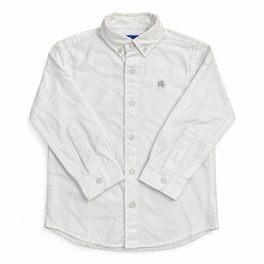 4T J. Bailey Roscoe White Button-down Shirt EUC