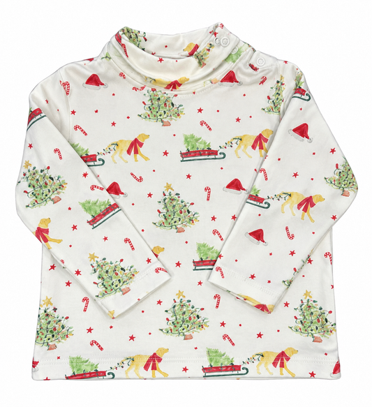 James & Lottie 18M Christmas long sleeve shirt EUC